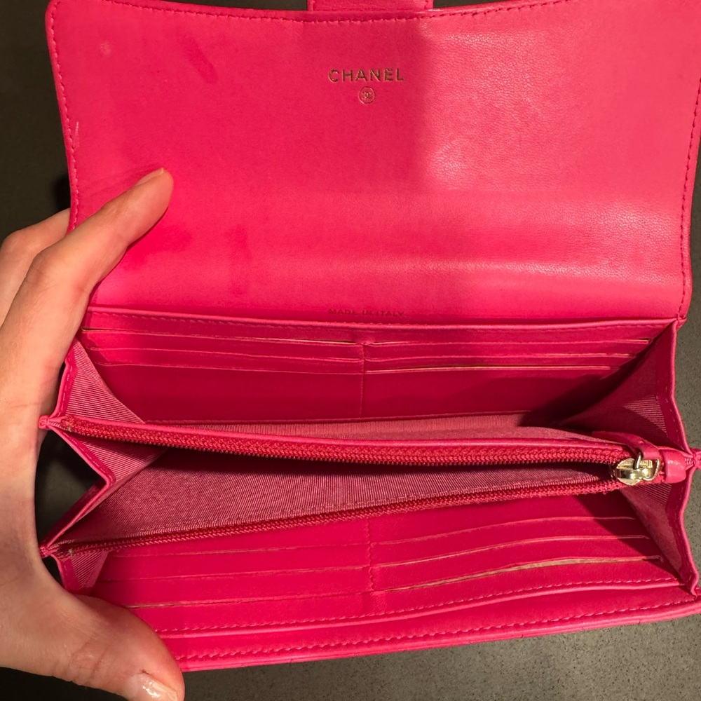 CHANEL Long Wallet Matelasse Barbie pink - Picture 14 of 17
